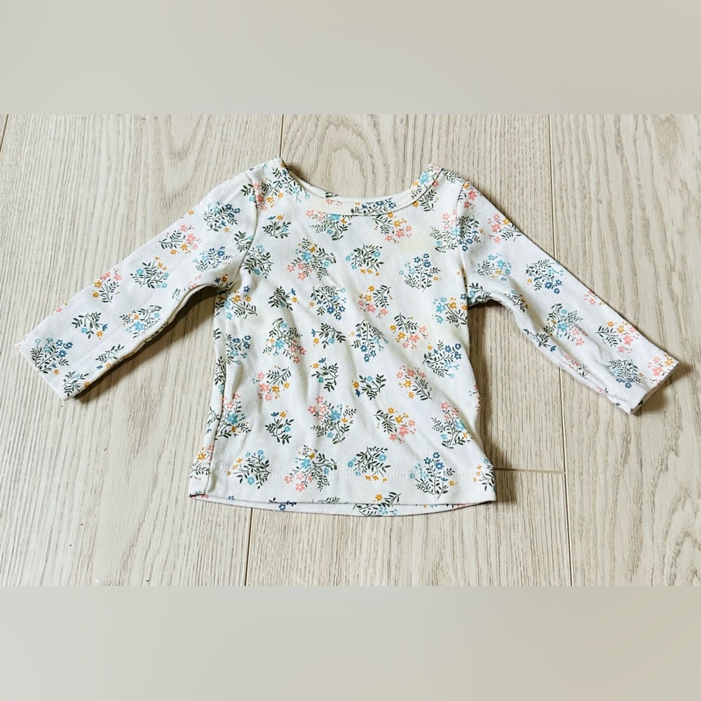 Carter's Floral Newborn Shirt